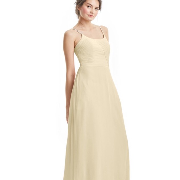 Size 18 Azazie Champagne dress. Never worn. - Picture 2 of 7